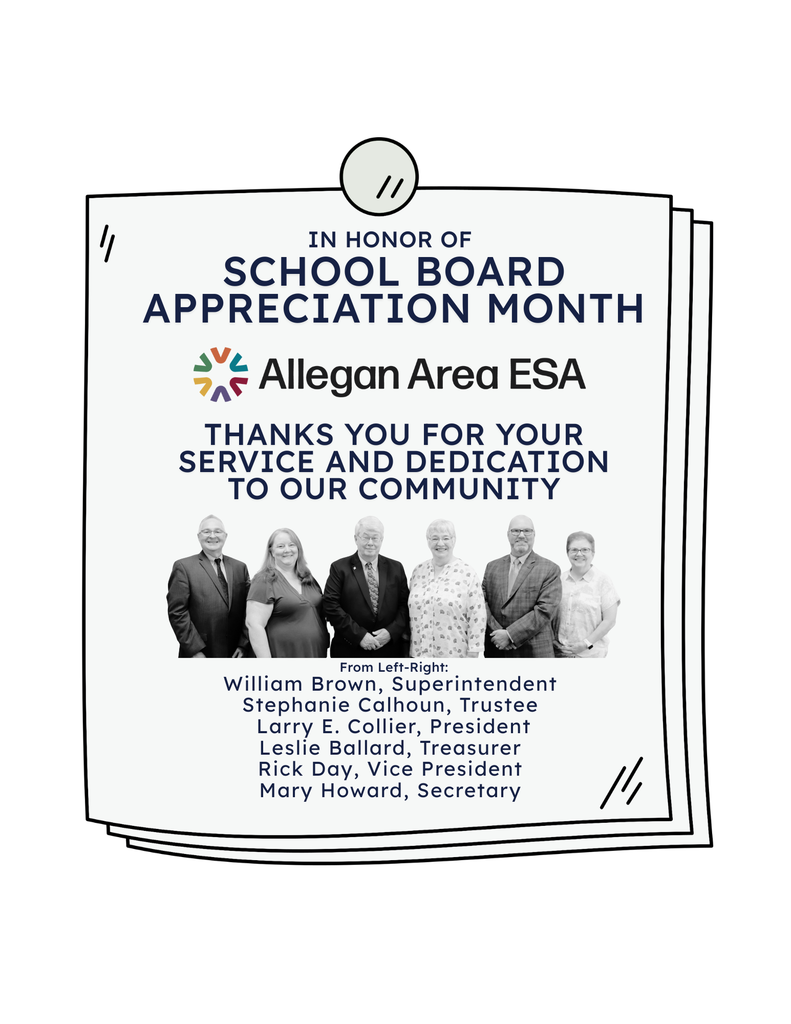 Picture of school board. Thank you for your service