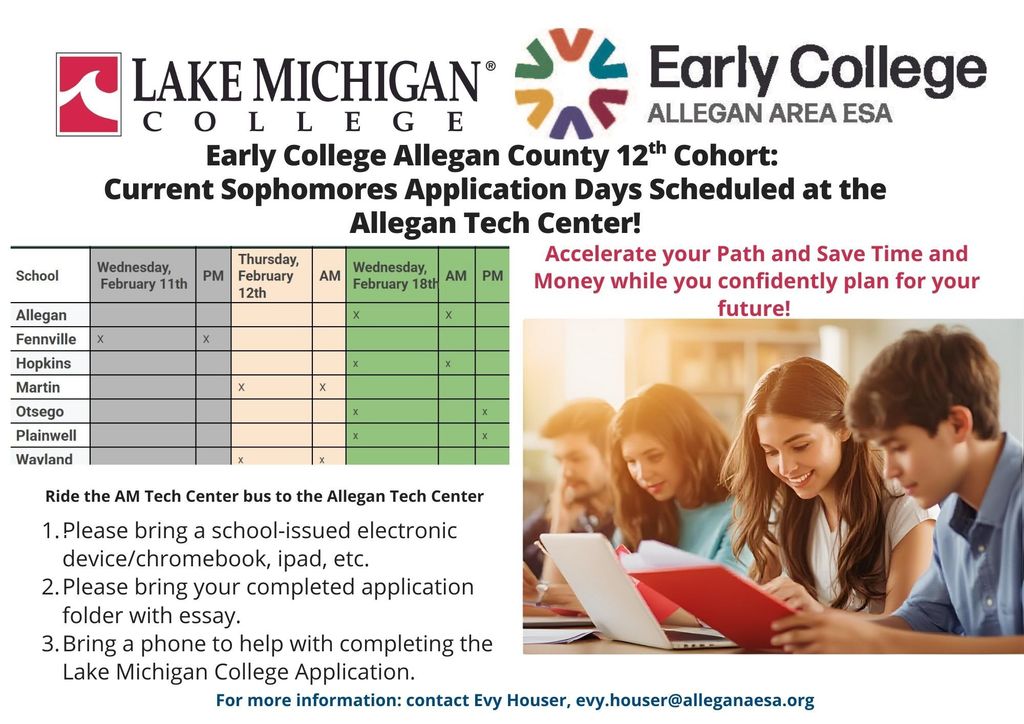 Application Days for early college 2026