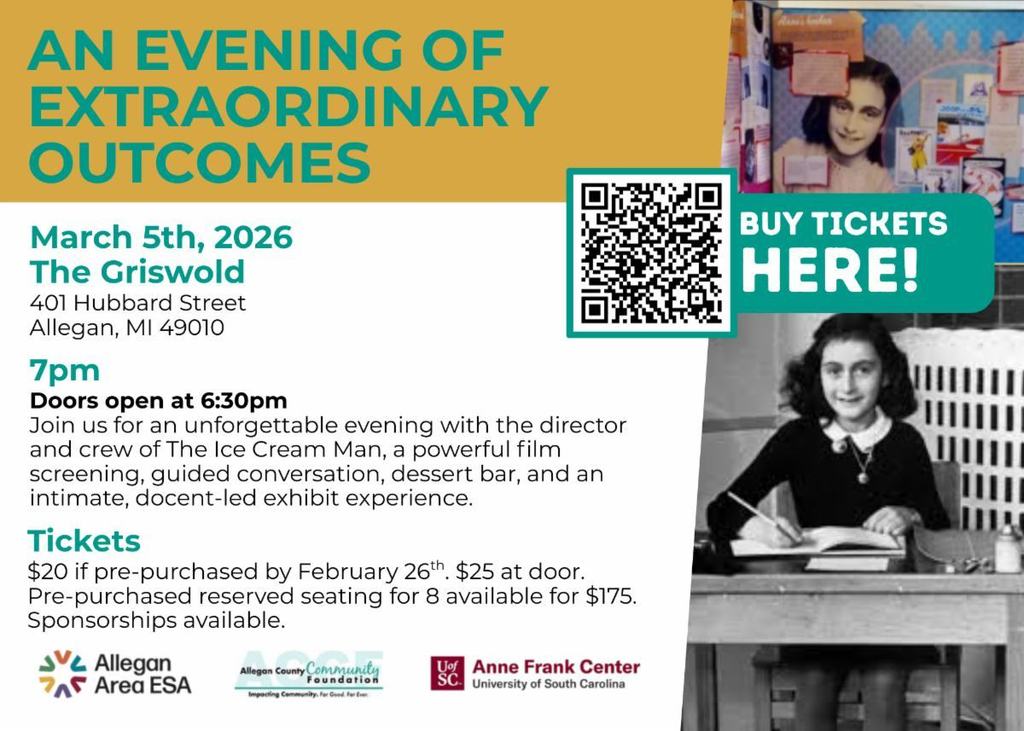 Anne Frank - An Evening of Extraordinary Outcomes