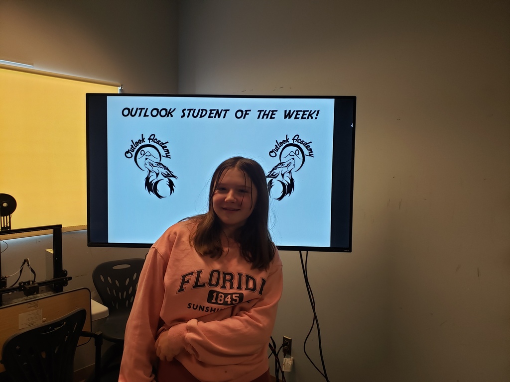 Picture of Carleigh as student of the week