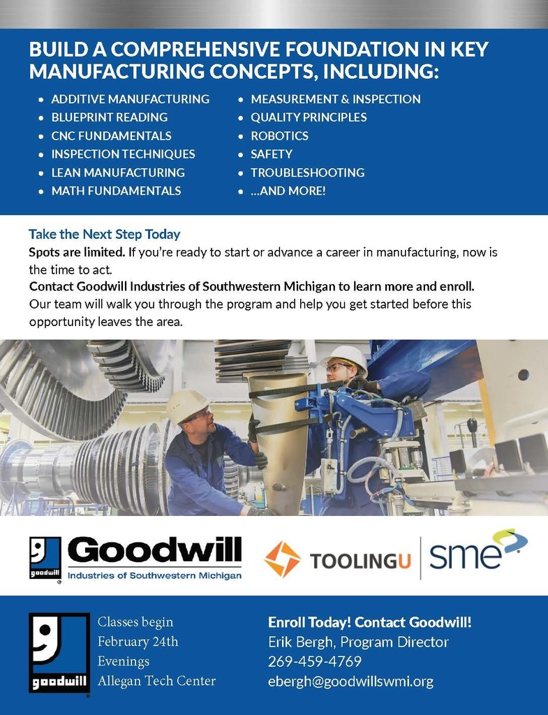 Page 1 of Manufacturing Class with Goodwill