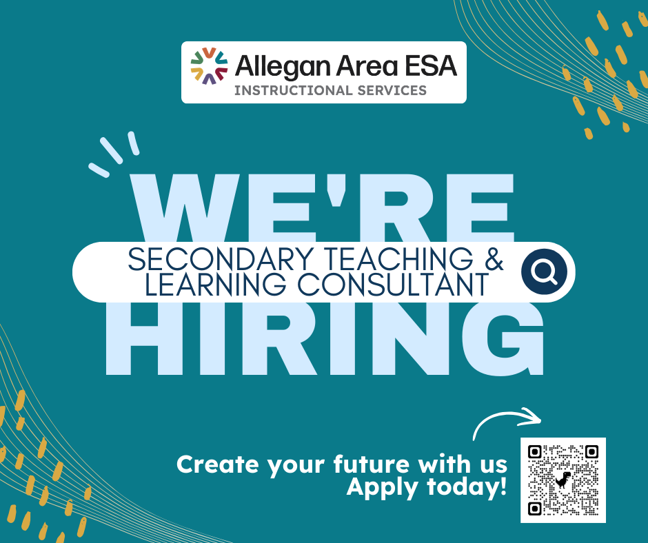 We're hiring Secondary Teaching & Learning Consultant