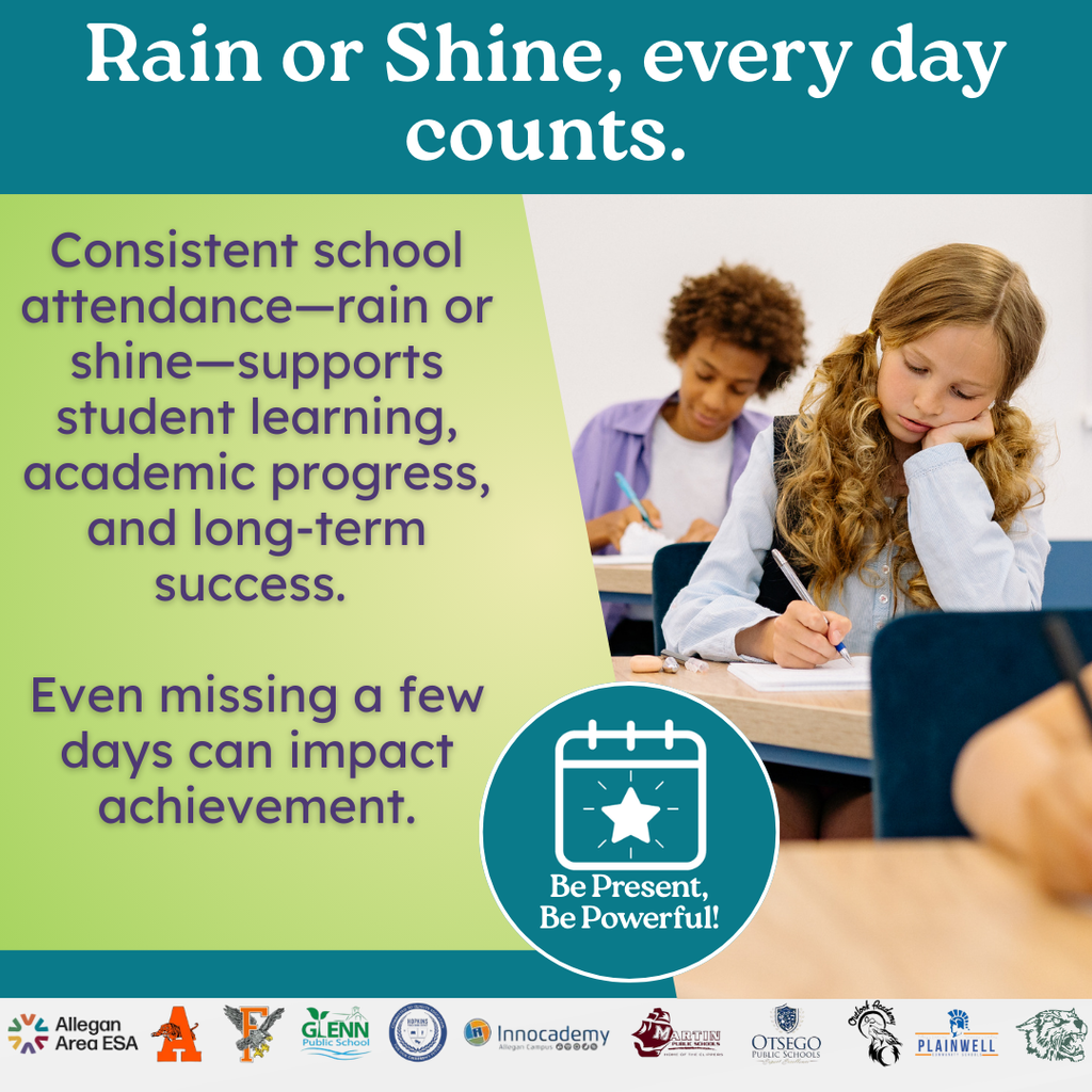 Rain or shine, every day counts