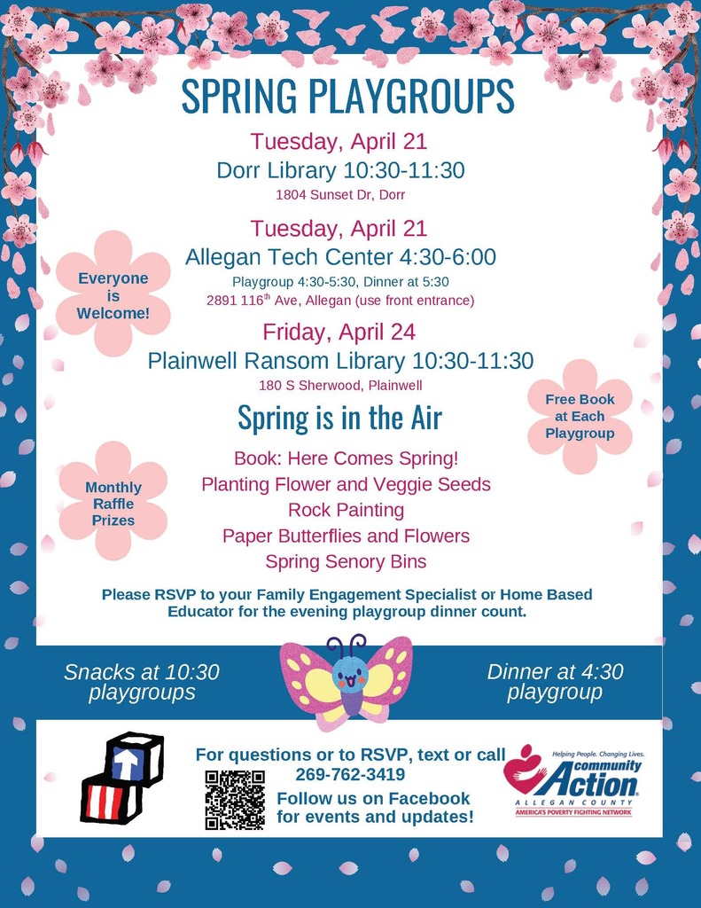 April Playgroups