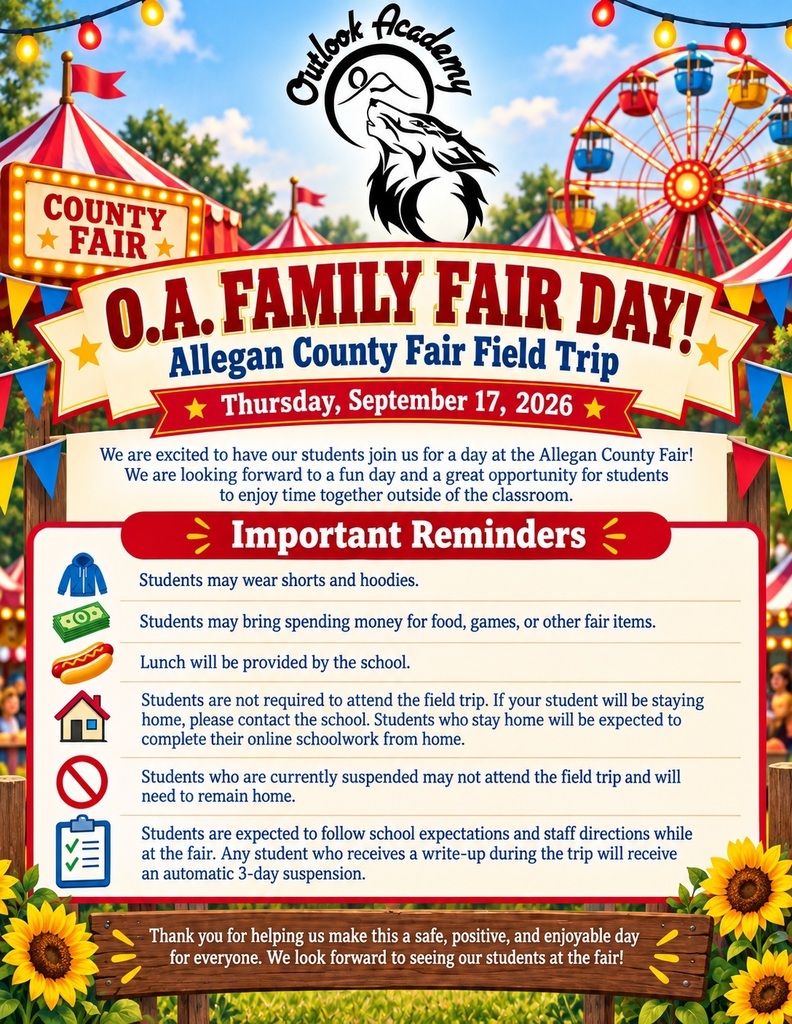 a flyer for the School fair trip. full details described here appear in text in the post