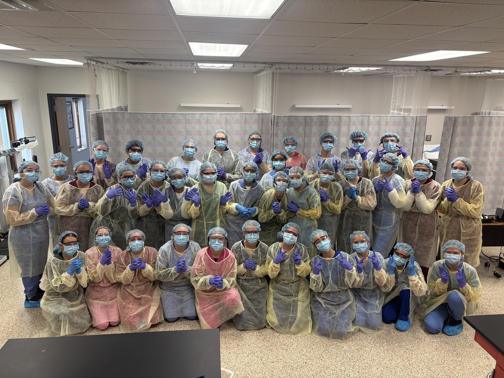 Health Care Science Foundations students learn about PPE
