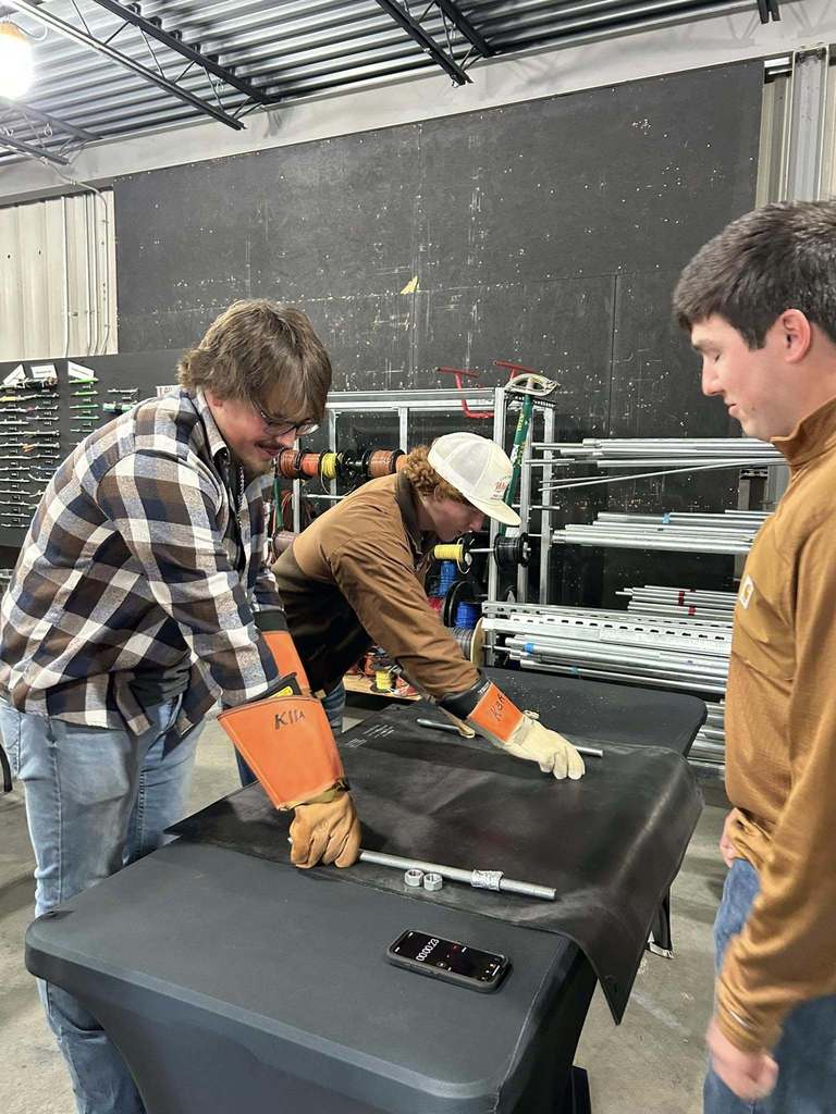 Students interested in pursuing the electrical field as a career had a Field Day at M&L Electrical