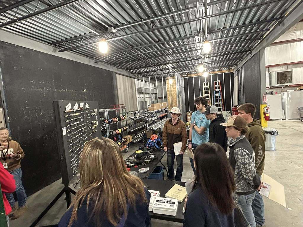 Students interested in pursuing the electrical field as a career had a Field Day at M&L Electrical