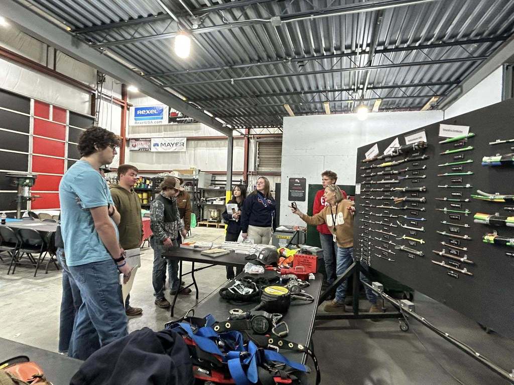 Students interested in pursuing the electrical field as a career had a Field Day at M&L Electrical