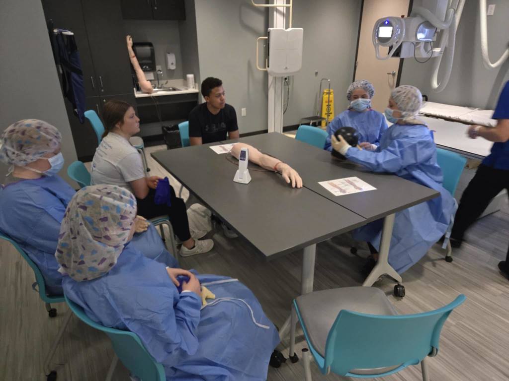 Allied Health and Pre-Nursing students attended the Future Healthcare Heroes Camp at SKYCTC.