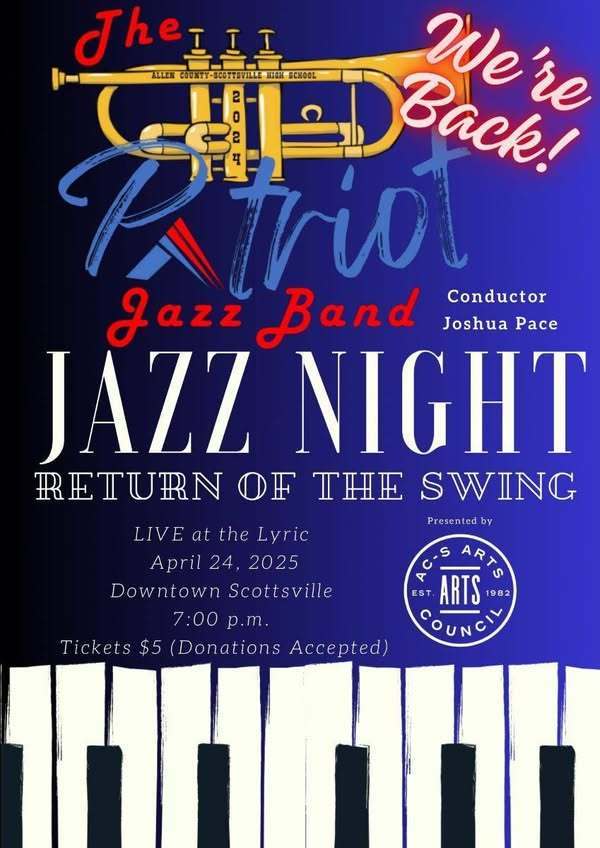 ACSHS jazz night flyer