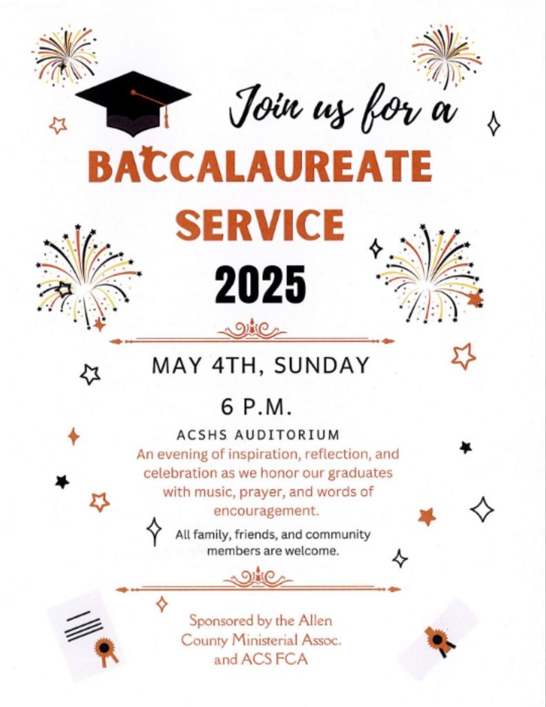 baccalaureate service invitation
