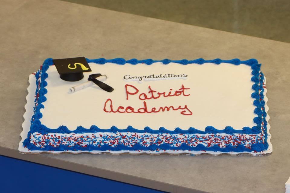 students at graduation