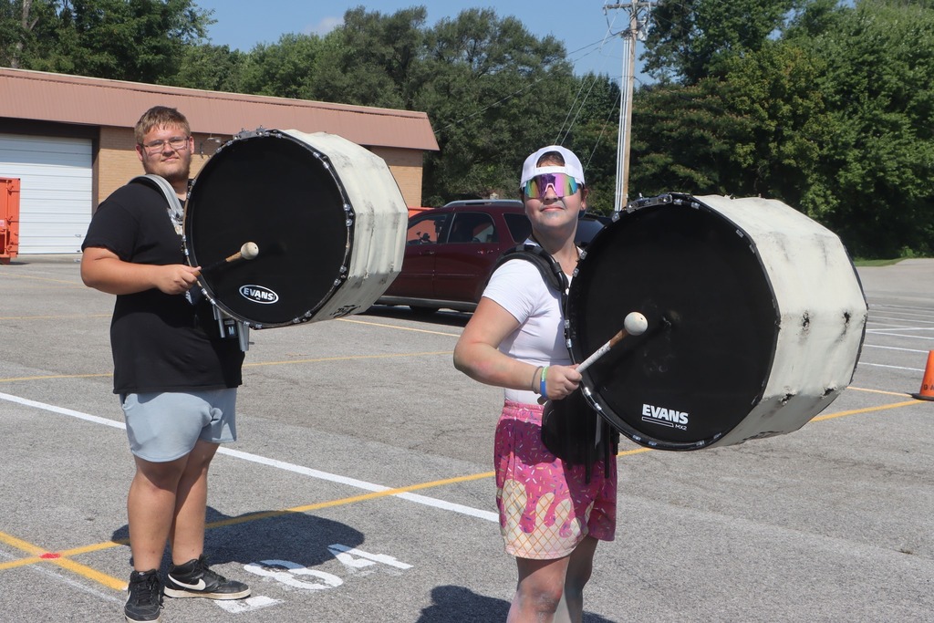 students at band camp