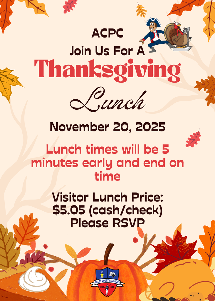 Thanksgiving Lunch during lunch times on November 20th