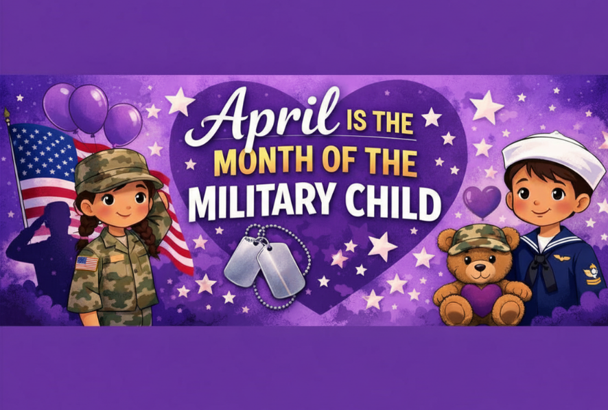 April is the month of the military child