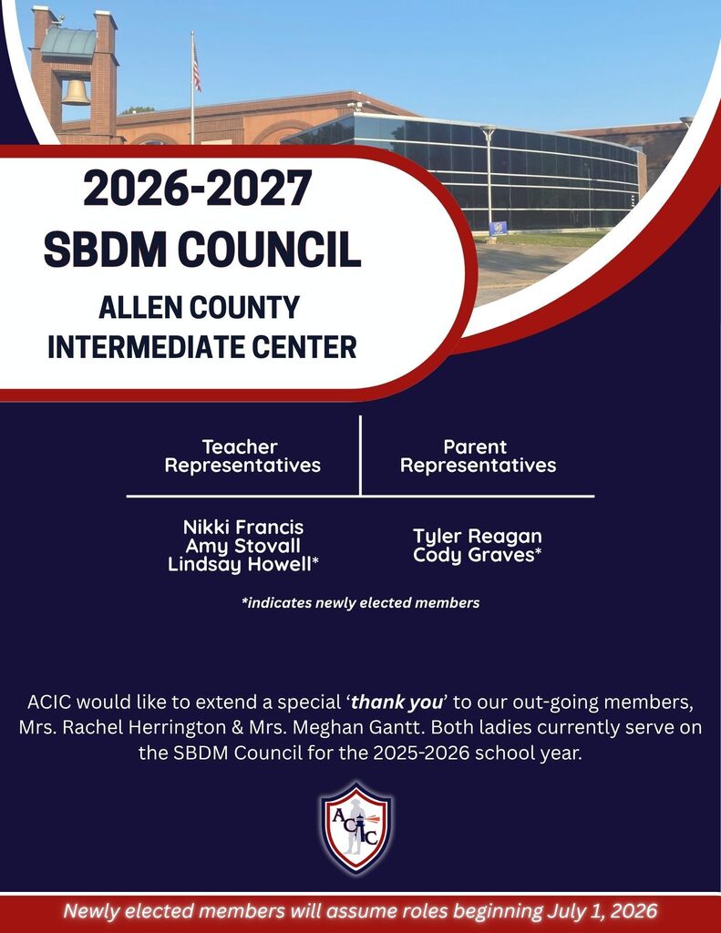 2026-2027 SBDM Council