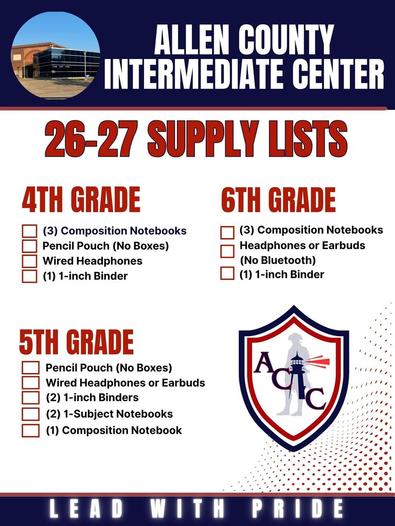 supply list