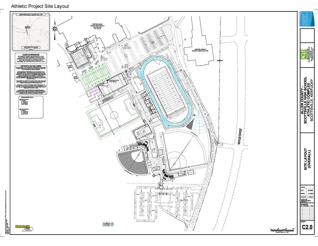 Athletic Project Site Plan