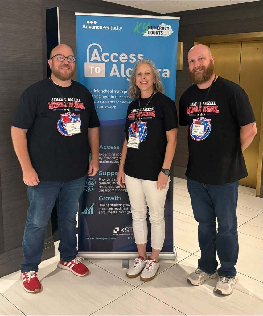 JEBMS teachers at Access to Algebra Leadership Summit