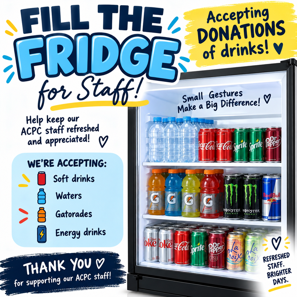 Fill the Fridge for Staff Appreciation