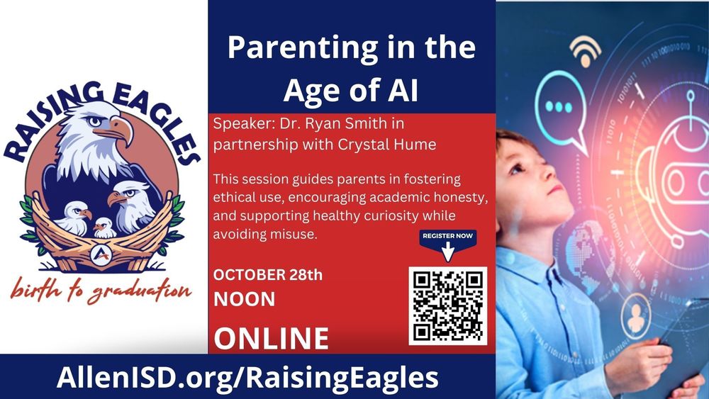 Raising Eagles: Parenting in the Age of AI, Noon, October 28