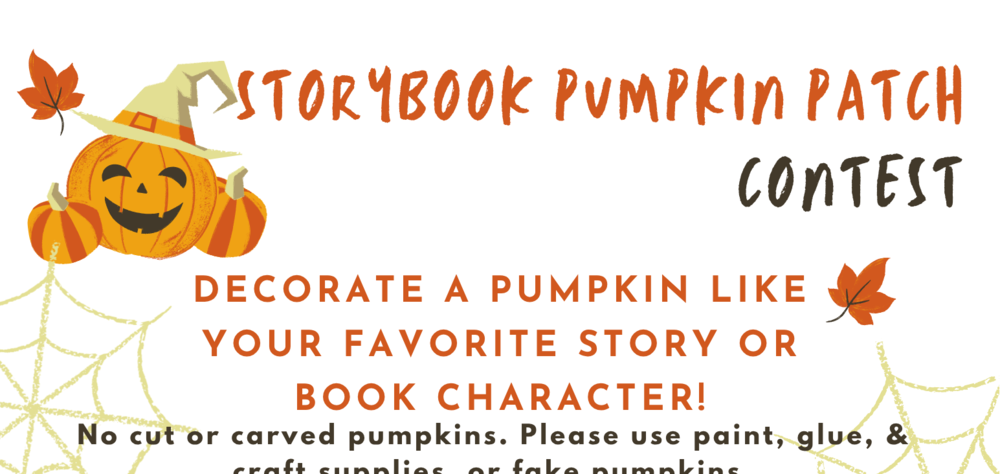 Storybook Pumpkin Patch Contest Flyer