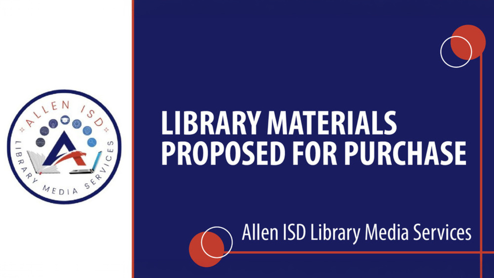library materials proposed for purchase