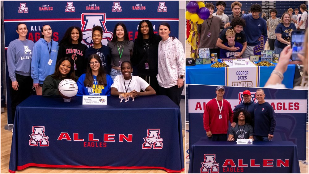 Allen High School Celebrates Spring Athletics Signing Day 
