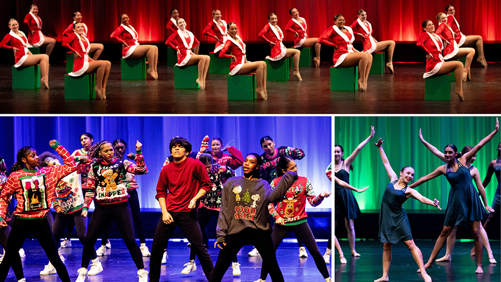 Collage of photos from 2025 Tallenettes Winter Gala