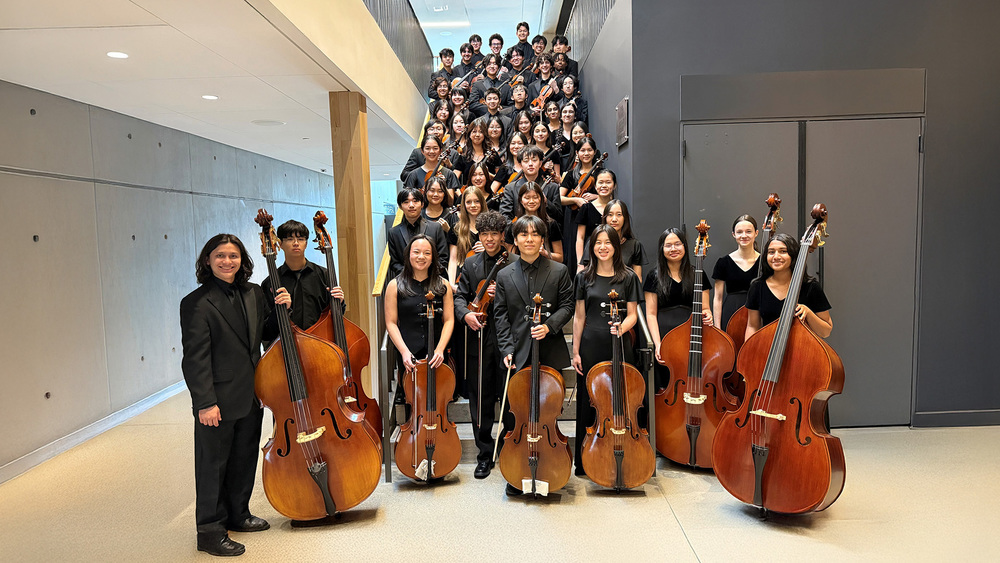 AHS All-Region Orchestra winners group photo