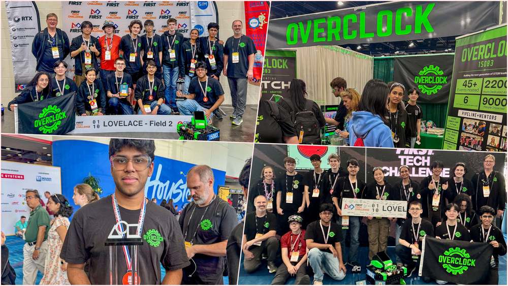 Team Overclock 15083 Secures Design Award and Division Finalist Spot at World Championship