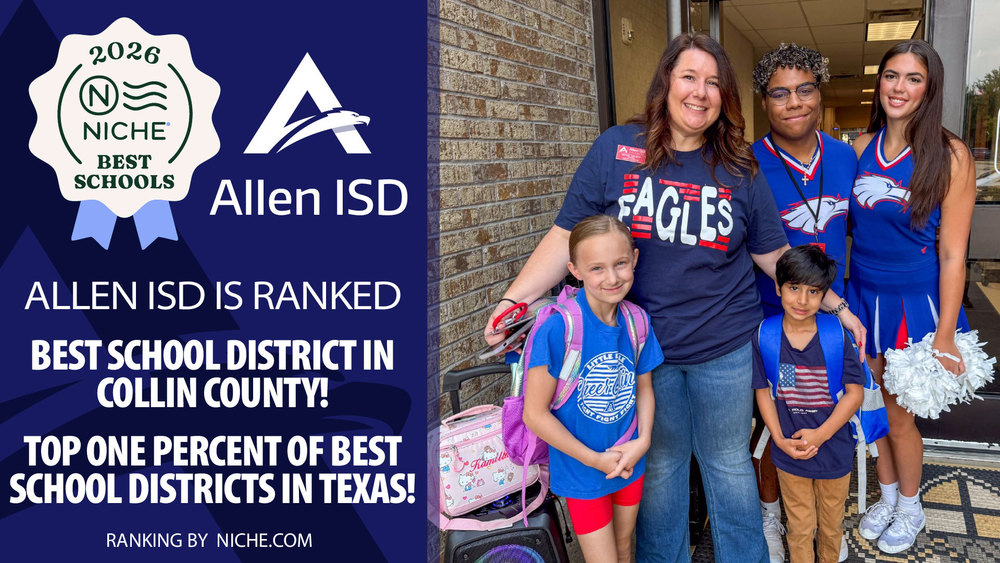 Allen ISD Ranked Best District in Collin County