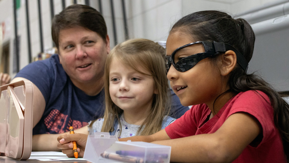 Chandler teacher and students during Celebrate Me Day