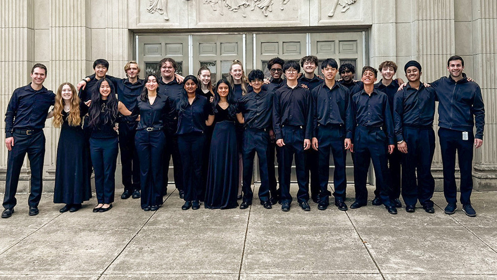 AHS Percussion group photograph