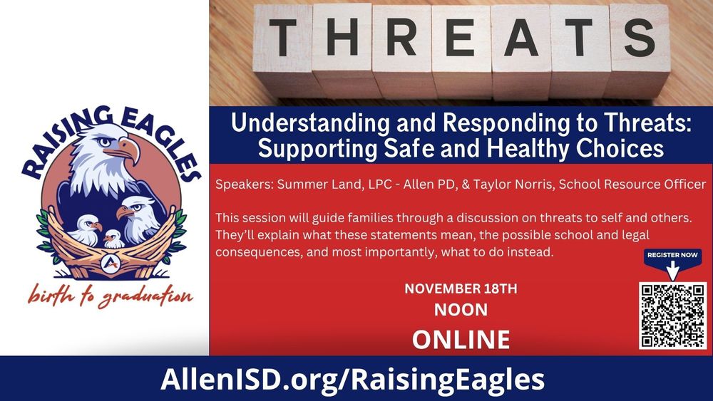 Raising Eagles: Understanding and Responding to Threats â November 18