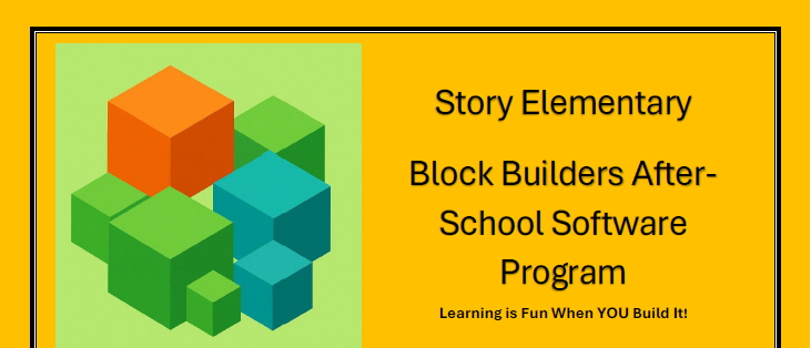 Block Builders After School Program Flyer