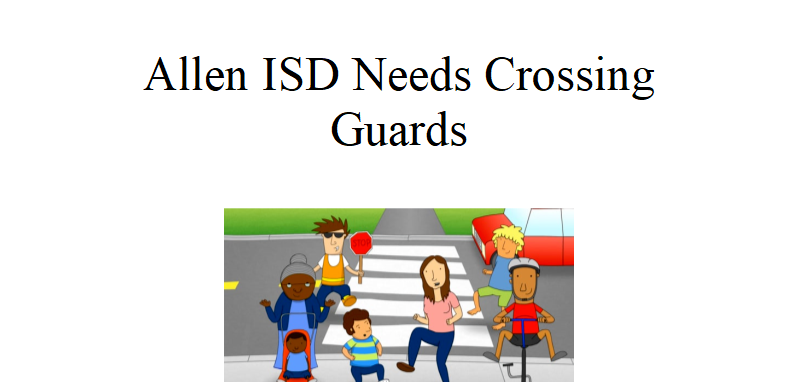 Crossing Guards Needed