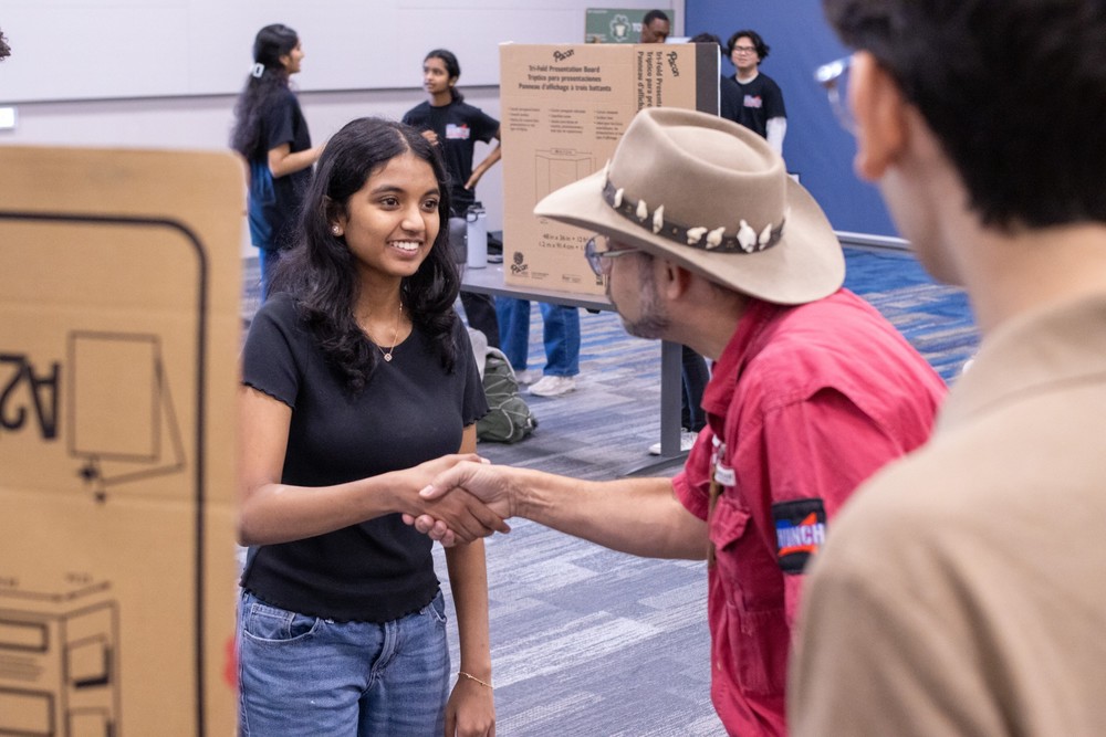 NASA Hunch instructor meets student
