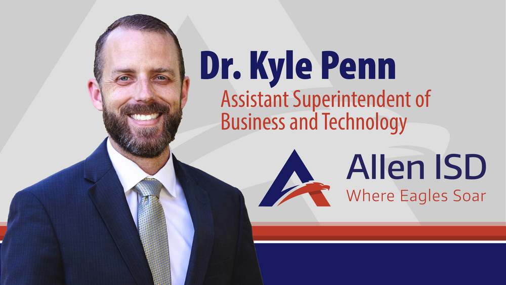 Hiring announcement for Kyle Penn, new assistant superintendent