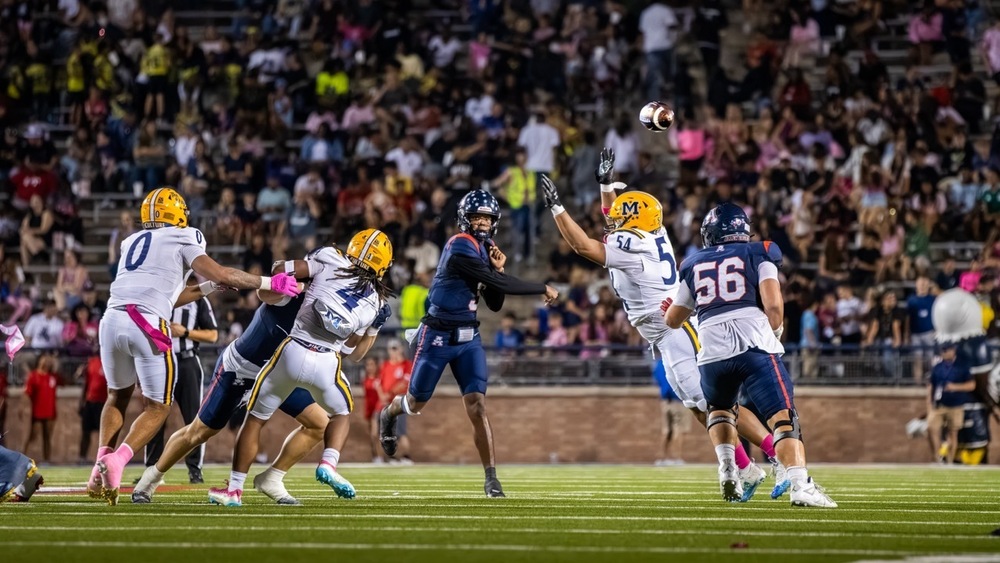 Allen Eagles Remain Undefeated with 70-3 Pink Out Win Over McKinney
