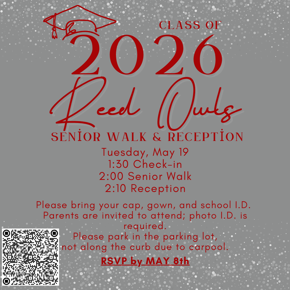 Reed Owls Senior Walk