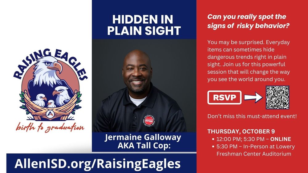 Raising Eagles – Hidden in Plain Sight the Tall Cop, October 9