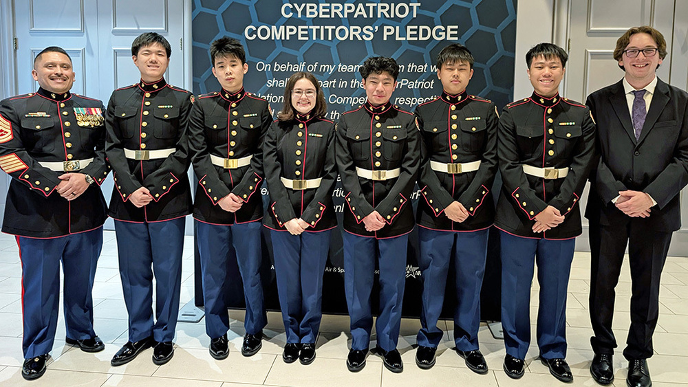CyberPatriots Team Alpha Group Photo