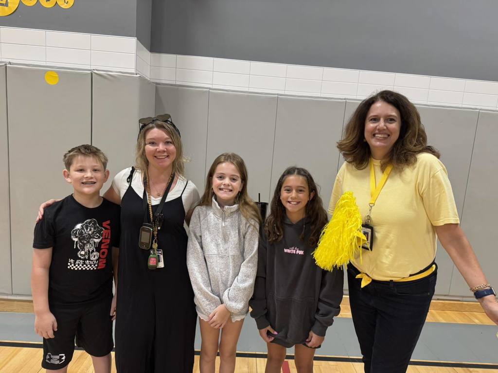 Students and teachers at Bolin Elementary School