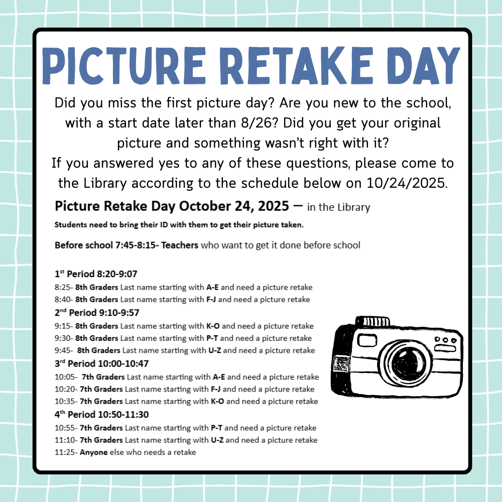 Picture Retake Day October 24