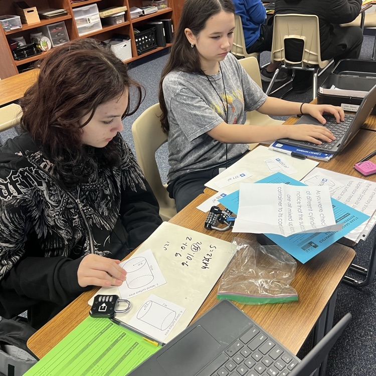 working on surface area of a cylinder