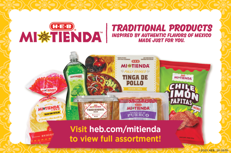 H-E-B Mi Tienda promotes Mexican-inspired products at heb.com/mitienda.