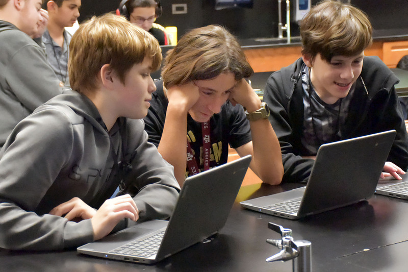 TRACKS students at Curtis Middle School