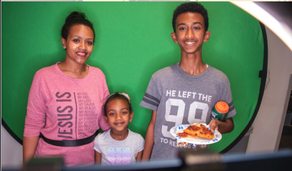 Family at Family Engagement Night